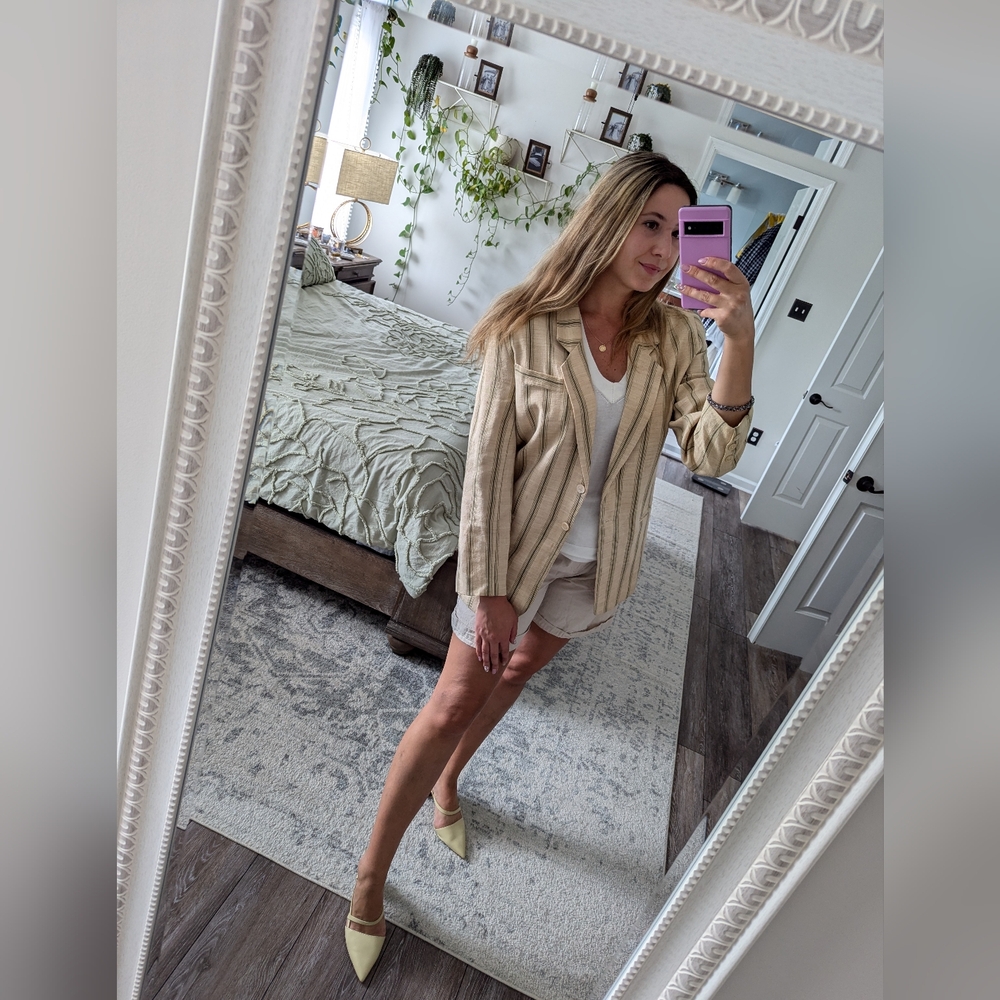 Tina Hagen 100% linen blazer